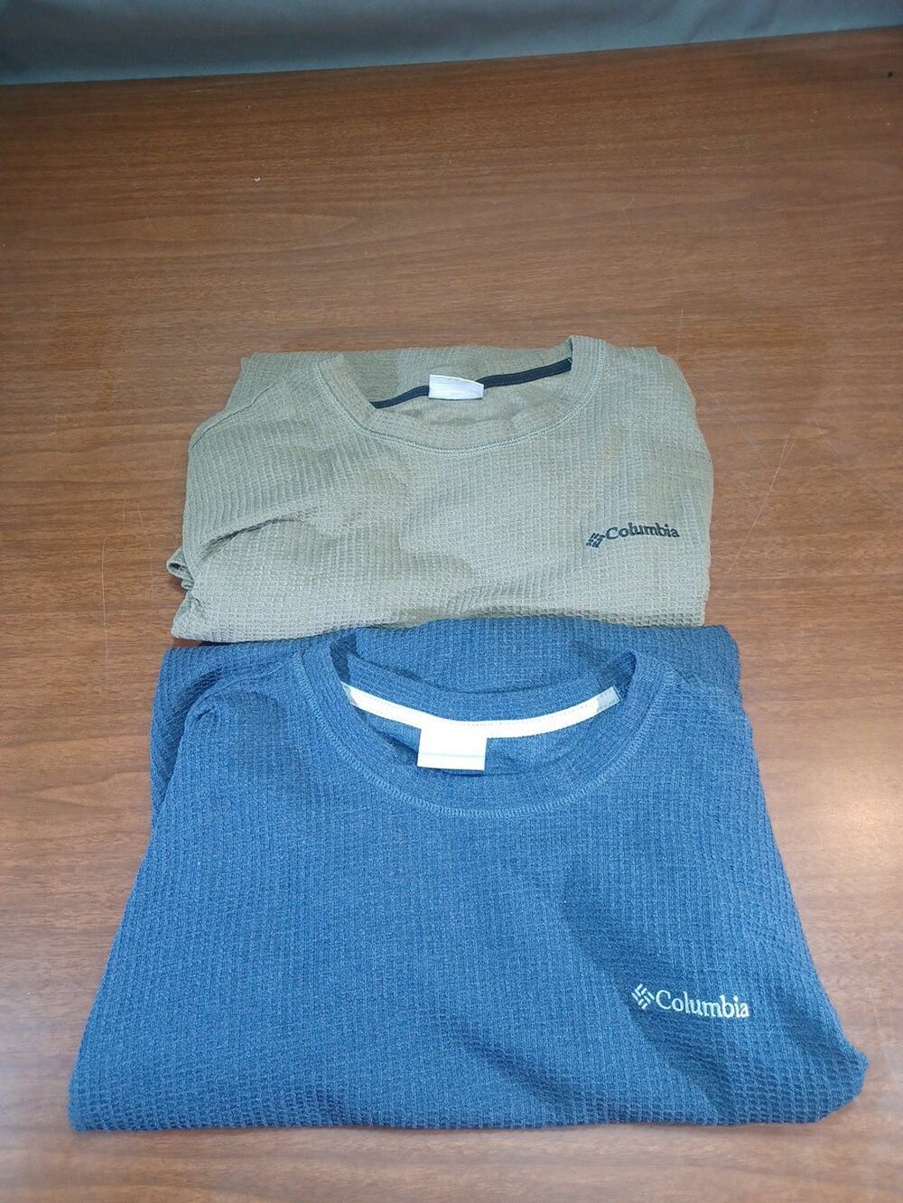 Mens Columbia Long Sleeve Shirt XXL Lot Of 2